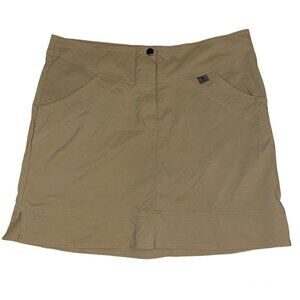 Insport‎ Womens Large Athletic Beige Ricochet Skirt Pockets Made in USA NWT